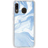 Blue Marbling Galaxy A20 Clear Case
